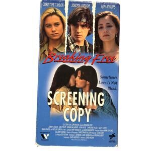 Breaking free VHS promo screening copy Warner vision 1995 screener film movie